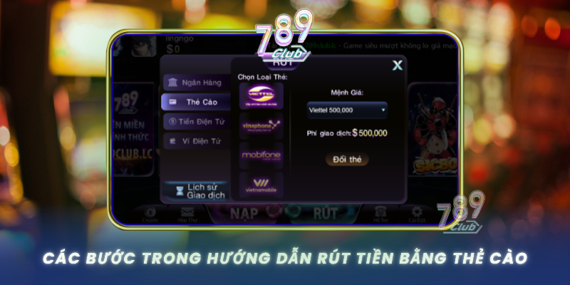 Cac Buoc Trong Huong Dan Rut Tien Bang The Cao