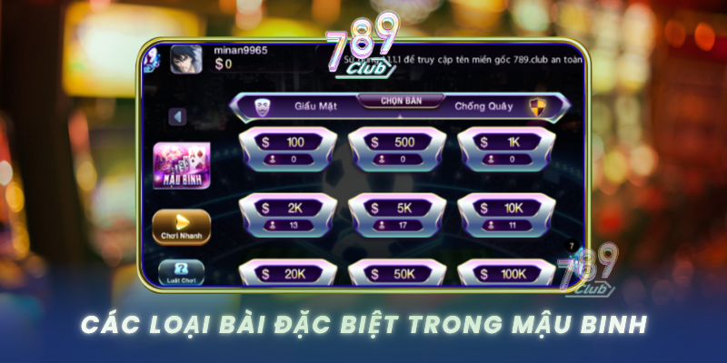 Cac Loai Bai Dac Biet Trong Mau Binh