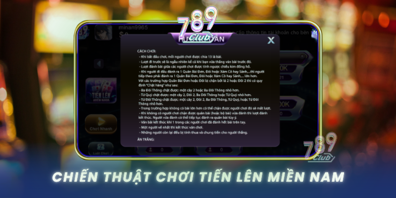 Chien Thuat Choi Tien Len Mien Nam