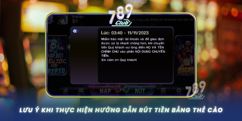 Luu Y Khi Thuc Hien Huong Dan Rut Tien Bang The Cao